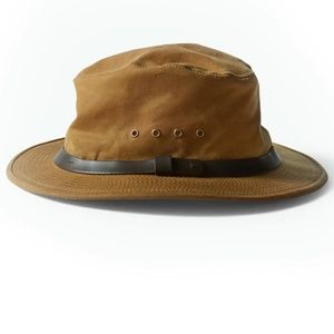 Filson | Waxed Canvas Hat | Dark Tan | Large